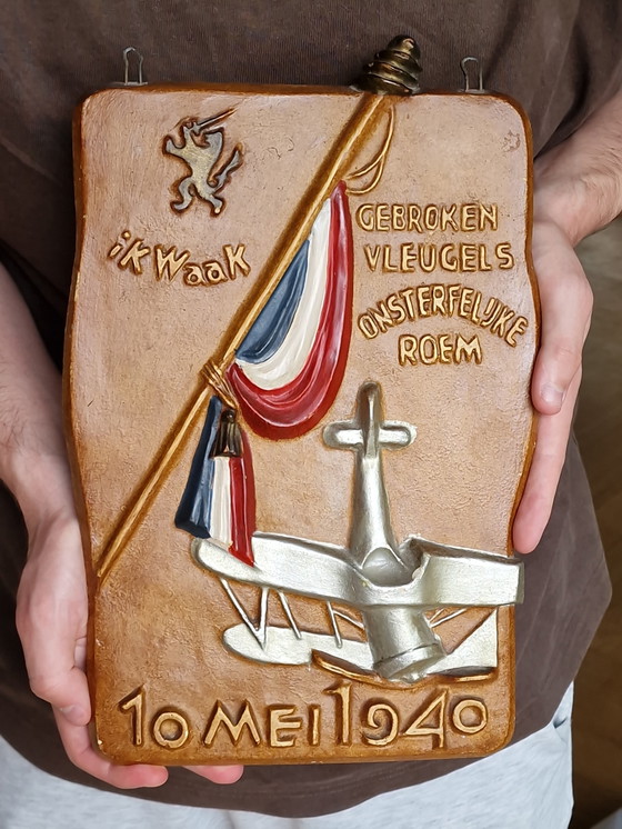 Image 1 of Plaquette Ter Ere Van De Militaire Luchtvaart