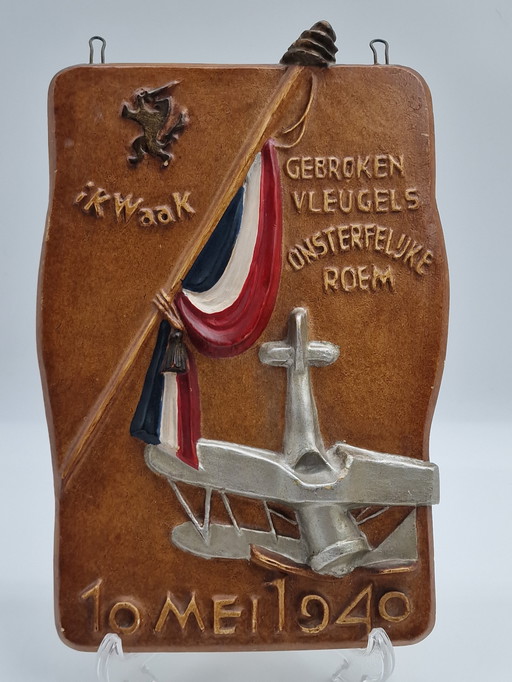 Plaquette Ter Ere Van De Militaire Luchtvaart