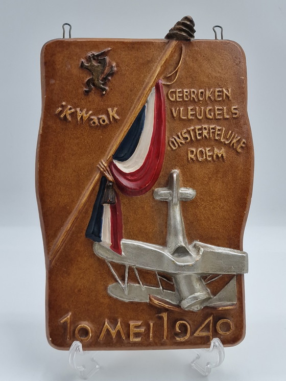 Image 1 of Plaquette Ter Ere Van De Militaire Luchtvaart