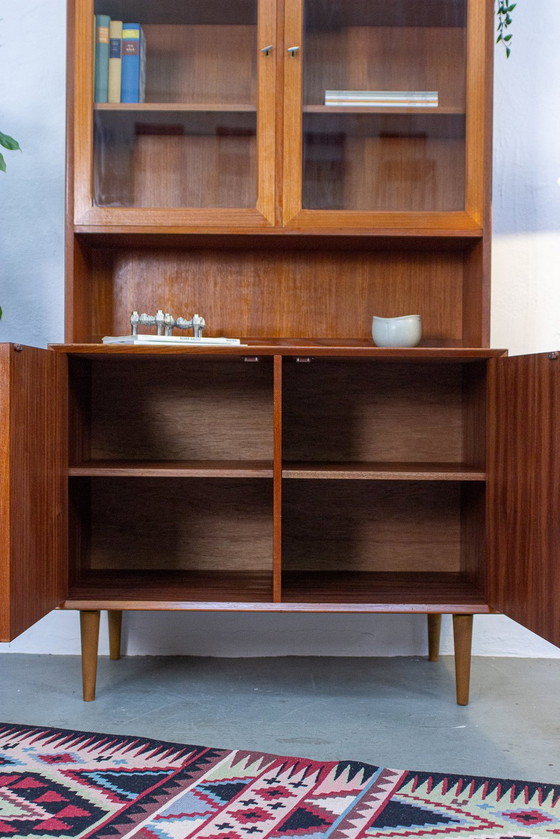 Image 1 of Erik Brouer vitrinekast highboard teak vintage