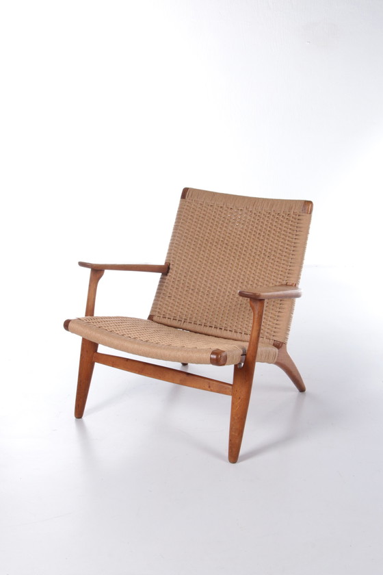 Image 1 of Hans j Wegner Lounge stoel van Hans Wegner Model Ch25 door Carl Hansen,1960