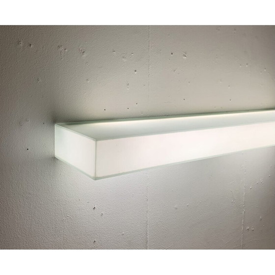 Image 1 of Vintage glazen verlichte hangconsole van Nanda Vigo, Italië