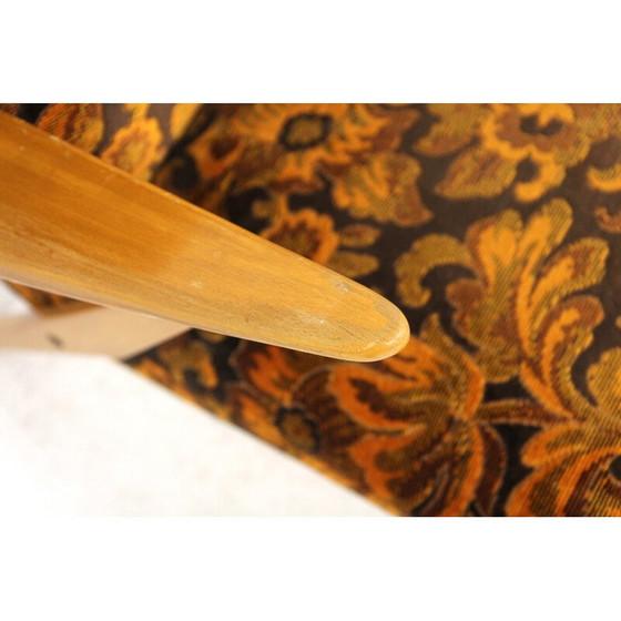 Image 1 of Scandinavische vintage beukenhouten fauteuil, Zweden 1950