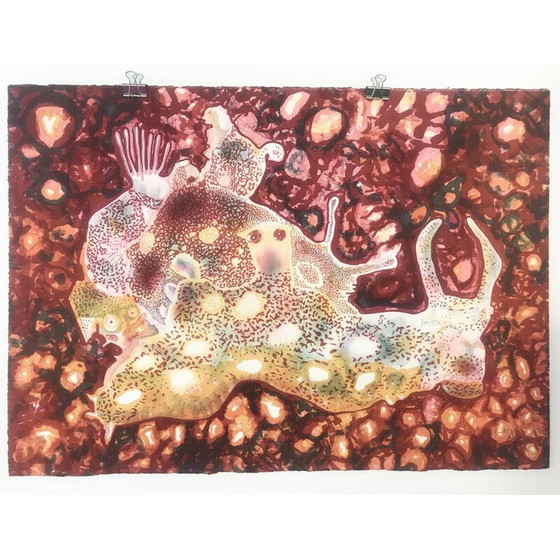 Image 1 of Vintage illustrator door Rafael Bartolozzi, Spanje 2002