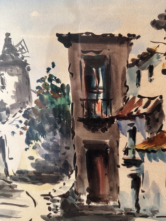 Image 1 of Vintage Schilderij Met Lijst