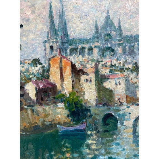 Image 1 of Tableau vintage par Merio Ameglio, jaren 1950