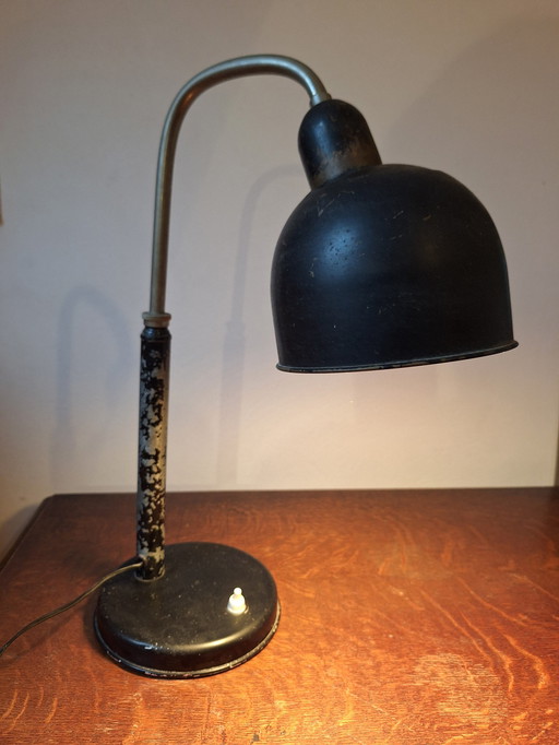 Vintage Metalen Bureaulamp