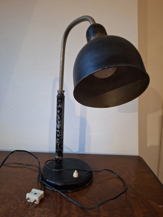 Image 1 of Vintage Metalen Bureaulamp