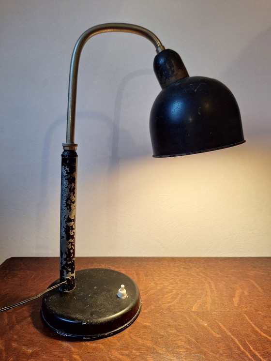 Image 1 of Vintage Metalen Bureaulamp