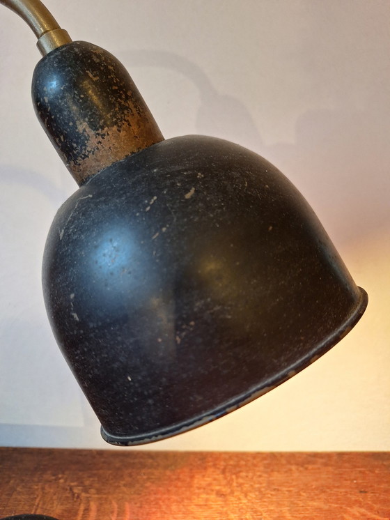 Image 1 of Vintage Metalen Bureaulamp