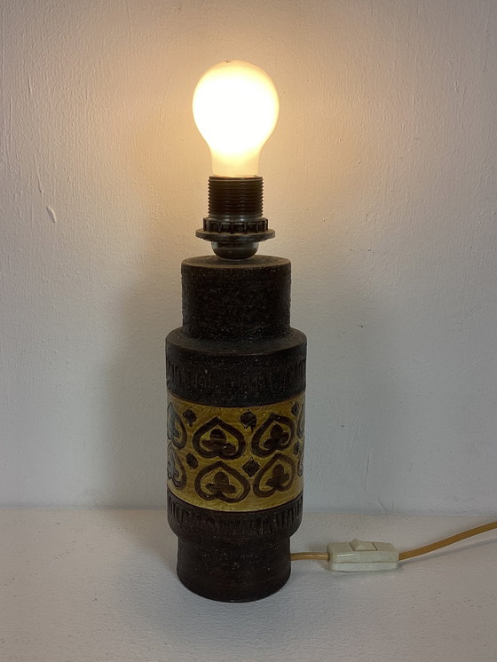 Image 1 of Vintage Aldo Londi Bitossi Keramiek Lamp W6/25 Italiaans Design Sixties 