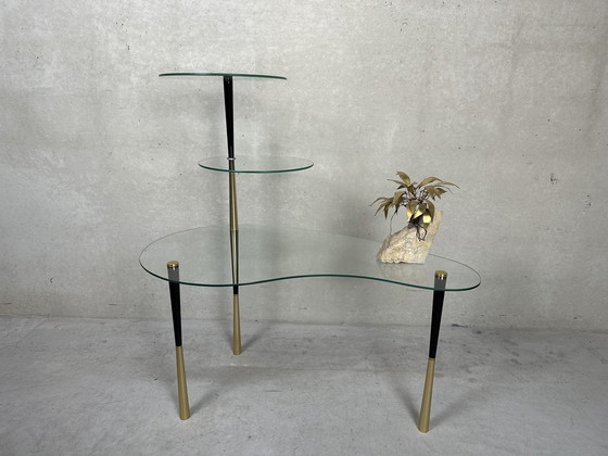 Image 1 of Vintage plantentafel of étagère.  