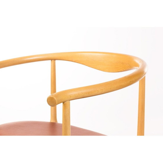 Image 1 of Vintage set van 2 stoelen in licht beukenhout