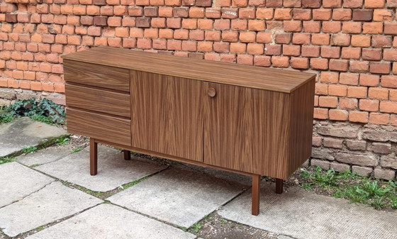 Image 1 of Dressoir Mid Century Design ladekast Credenza kast teak 60s 70s vintage retro 60s