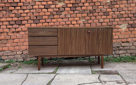 Image 1 of Dressoir Mid Century Design ladekast Credenza kast teak 60s 70s vintage retro 60s