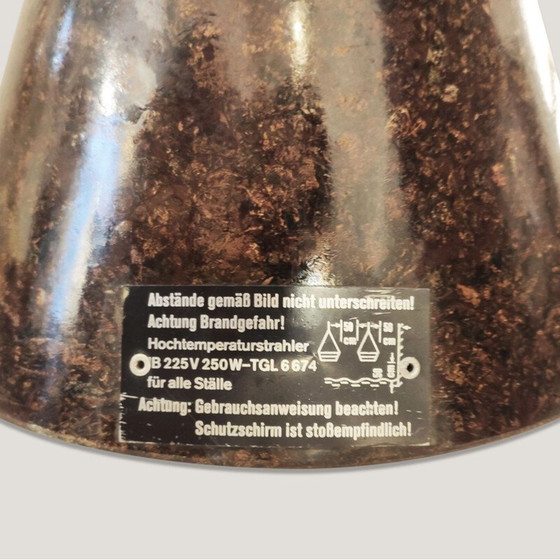 Image 1 of Suite van 3 vintage bakelieten werkplaatshangers Narva Artas Arnstadt-DDR 1950