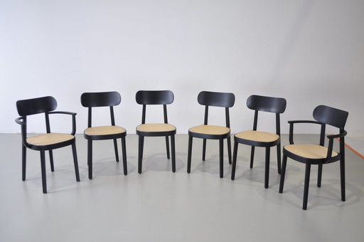 6x Thonet 118 eetkamerstoelen