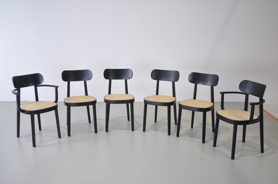 Image 1 of 6x Thonet 118 eetkamerstoelen