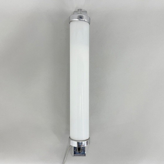 Image 1 of Vintage Bauhaus wandlamp in chroom, jaren 1930