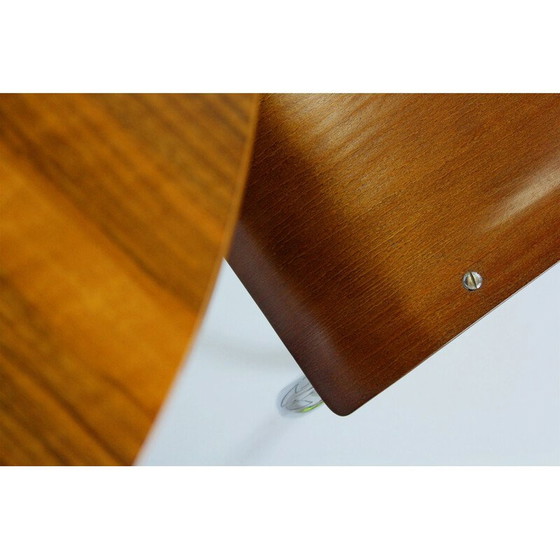 Image 1 of Vintage Bauhaus buisvormige stalen en houten eethoek door Mart Stam, Tsjecho-Slowakije 1930