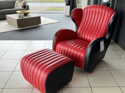 Mol & Geurts Gillespie fauteuil + hocker