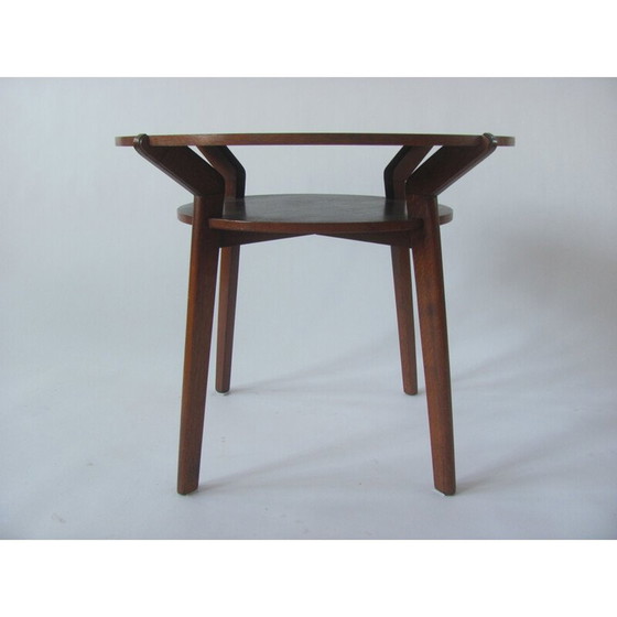 Image 1 of Ronde vintage salontafel van Interiér Praha, Tsjechië 1960
