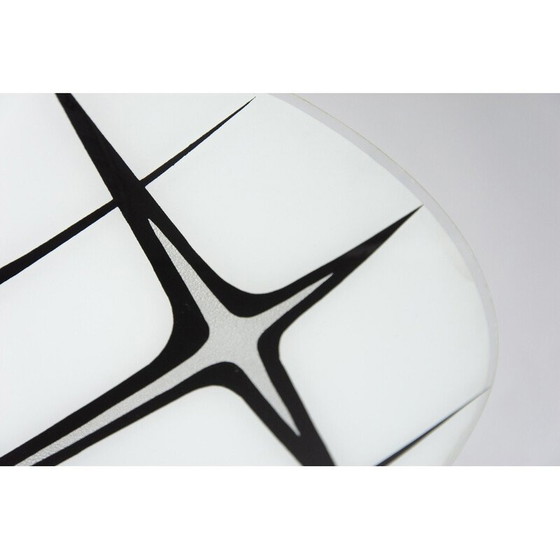 Image 1 of Vintage chromen hanglamp, Tsjecho-Slowakije 1950-1960