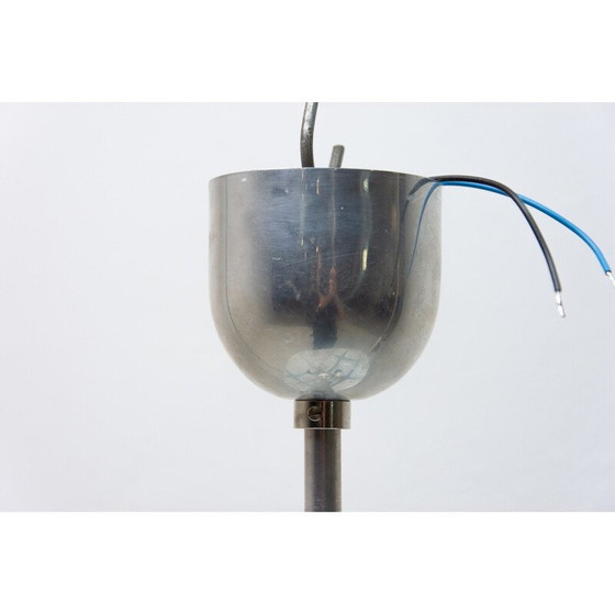 Image 1 of Vintage chromen hanglamp, Tsjecho-Slowakije 1950-1960