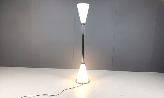 Image 1 of Vintage italiaanse design vloerlamp, 1990