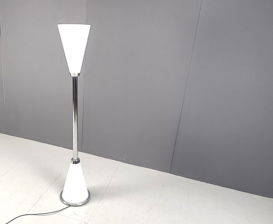 Image 1 of Vintage italiaanse design vloerlamp, 1990