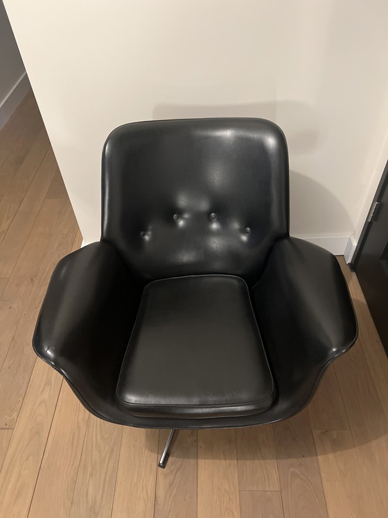 Image 1 of Vintage Jaren 60 Skai Leder Fauteuil