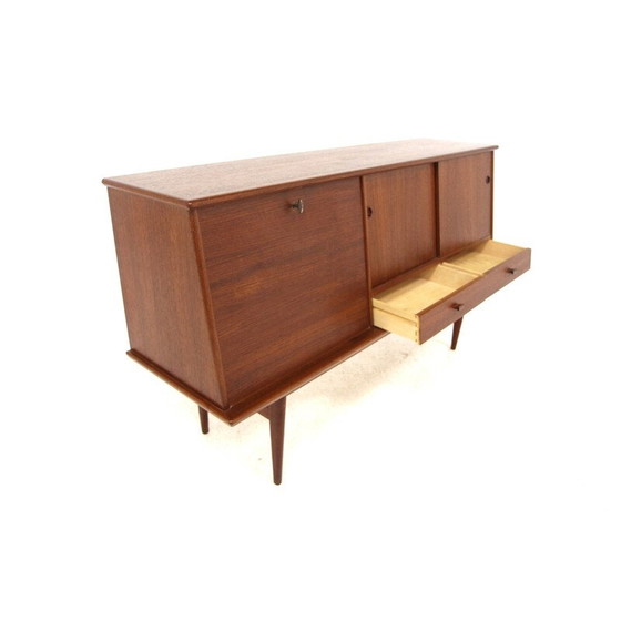 Image 1 of Vintage "Model 415" dressoir in rood formica van Svante Skogh voor Abrahamssons Möbelfabrik, Zweden 1960