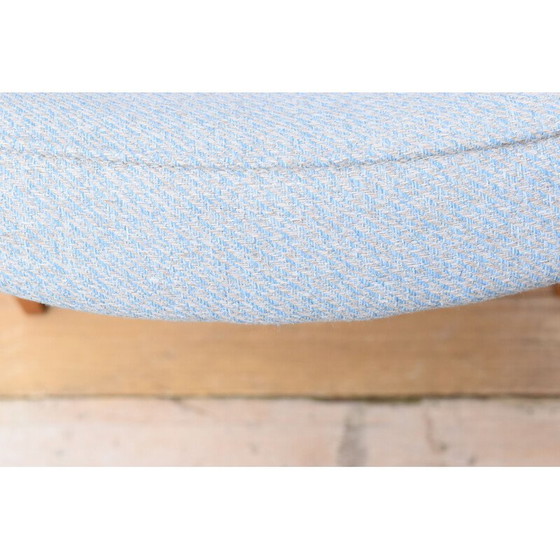 Image 1 of Vintage lichtblauwe fauteuil van Józef Chierowski voor lDolnoslaska Swiebodzice, Polen 1960