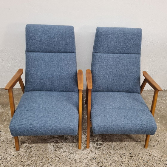 Image 1 of 2x Tsjechische Fauteuils Uit De 60'/70' Jaren