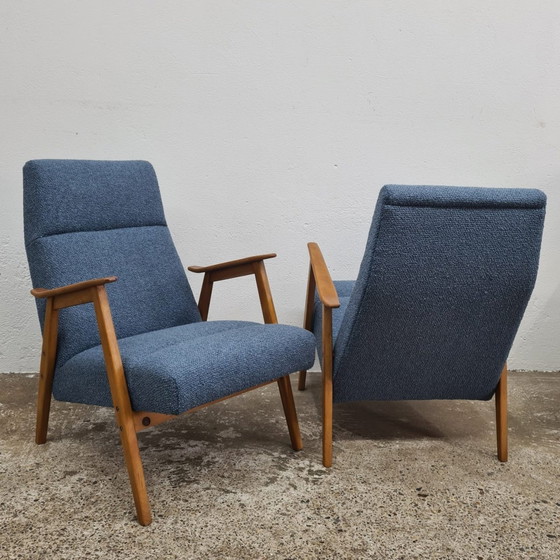 Image 1 of 2x Tsjechische Fauteuils Uit De 60'/70' Jaren