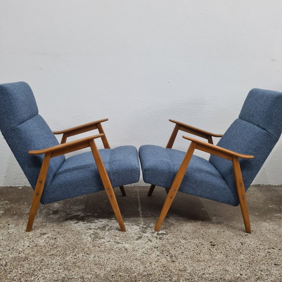 Image 1 of 2x Tsjechische Fauteuils Uit De 60'/70' Jaren