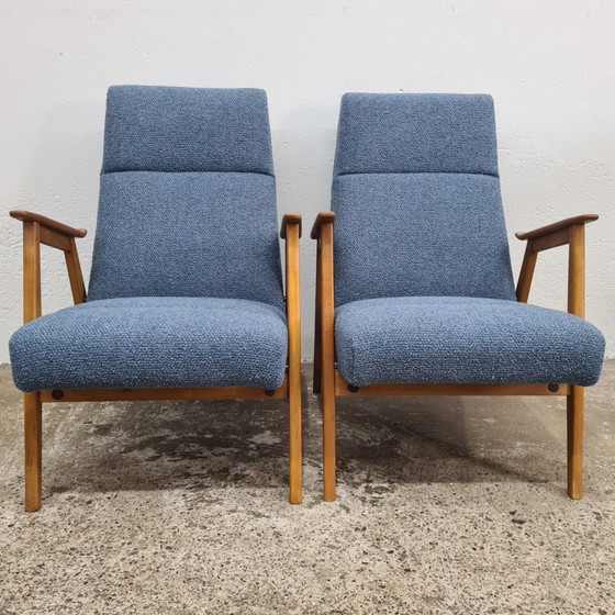 Image 1 of 2x Tsjechische Fauteuils Uit De 60'/70' Jaren