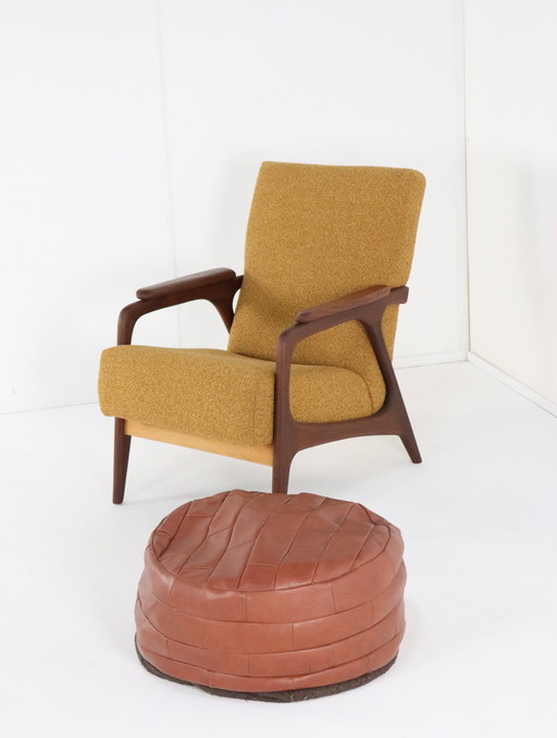 Fauteuil 'Soyen' Opnieuw Gestoffeerd Vintage