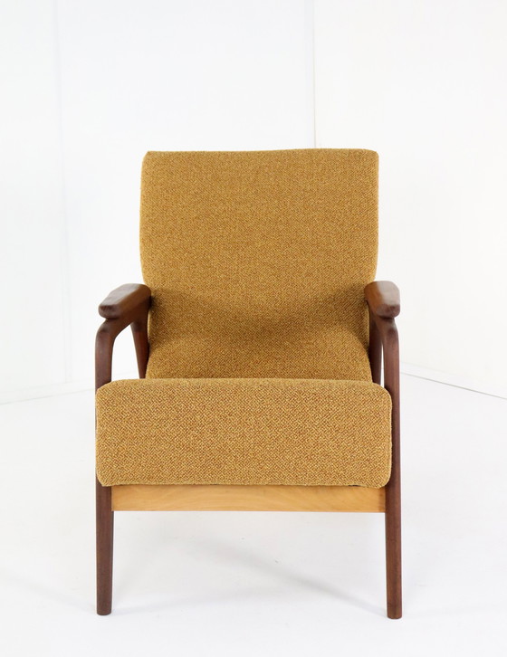 Image 1 of Fauteuil 'Soyen' Opnieuw Gestoffeerd Vintage