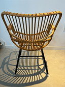 Vintage Rotan lounge stoel