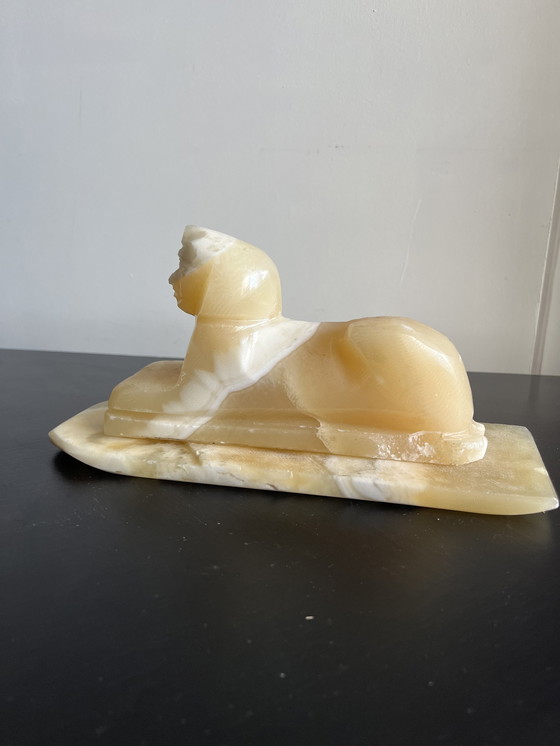 Image 1 of Art Deco Onyx Sfinx