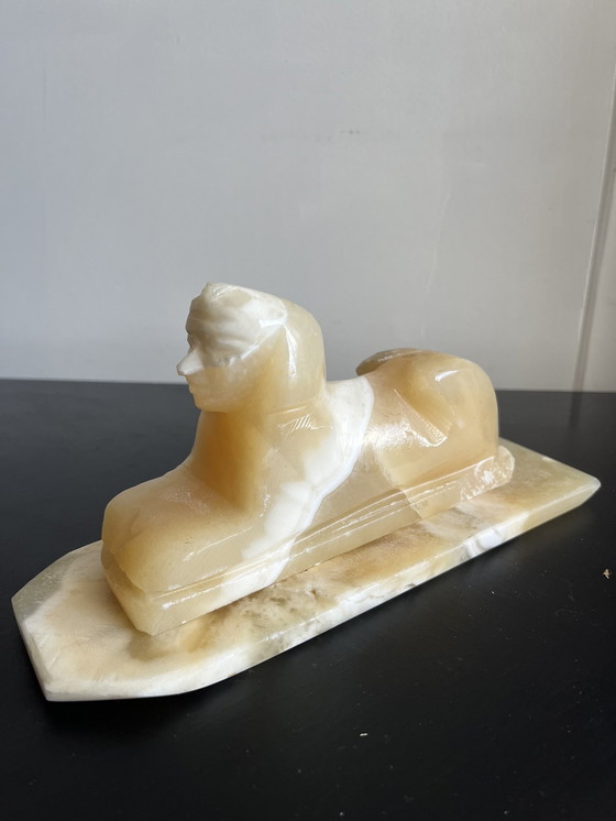 Image 1 of Art Deco Onyx Sfinx