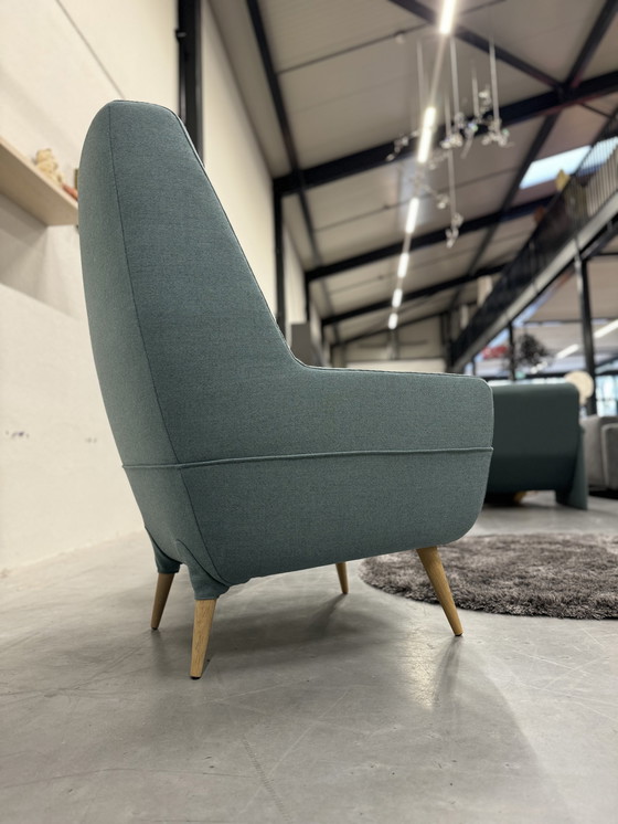 Image 1 of Gelderland Hold Tide Fauteuil 7850 Blauw Stof 