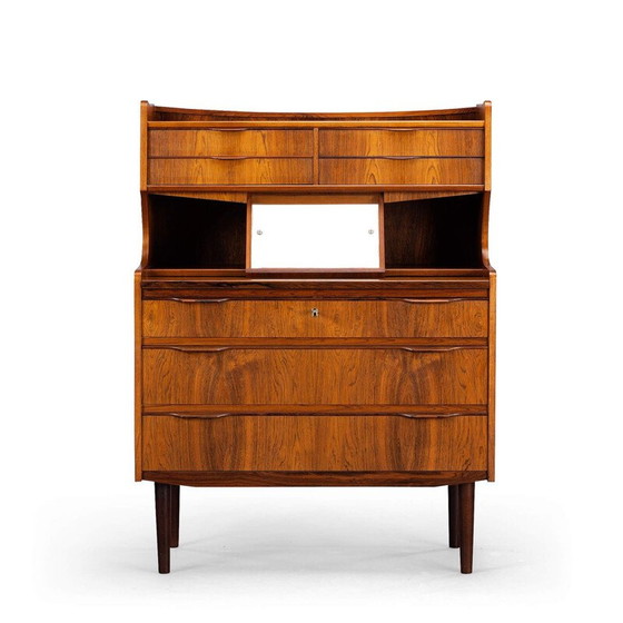 Image 1 of Vintage secretaire in rozenhout, Denemarken 1960
