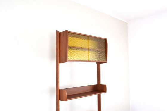 Image 1 of Mid Century Teak Veno Wandmeubel, 1960S.