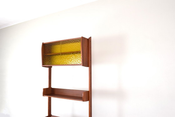 Image 1 of Mid Century Teak Veno Wandmeubel, 1960S.