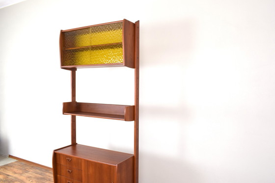 Image 1 of Mid Century Teak Veno Wandmeubel, 1960S.