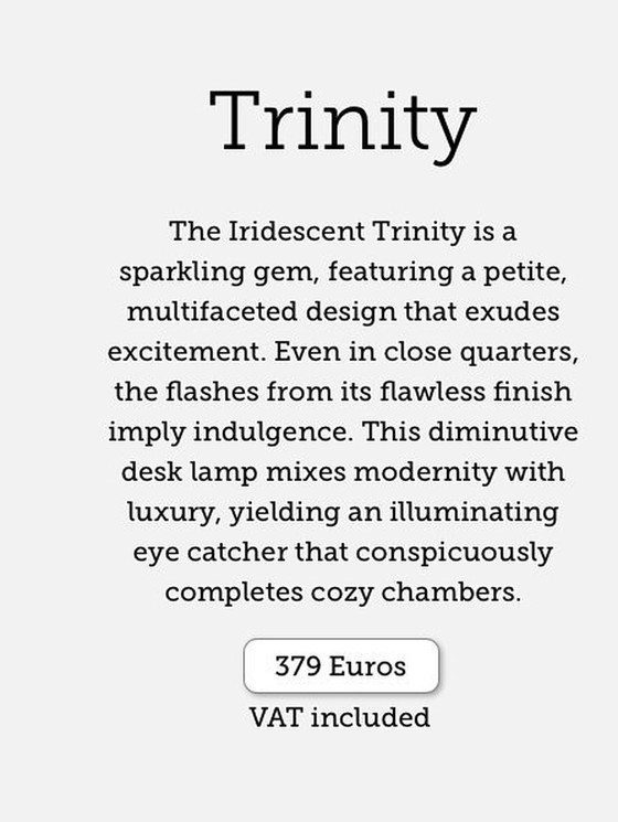 Image 1 of Design Lamp