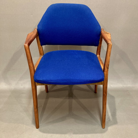 Image 1 of Suite van 4 Scandinavisch Design Fauteuils 1950.