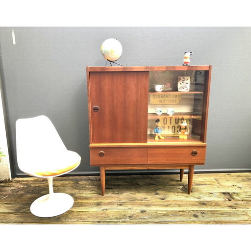 Vintage palissander highboard